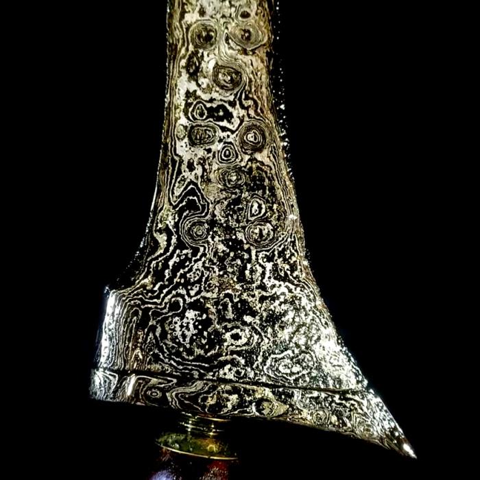 Keris Brojol Pamor Udan Mas Tangguh Tuban Winongan Sepuh Kuno TUS