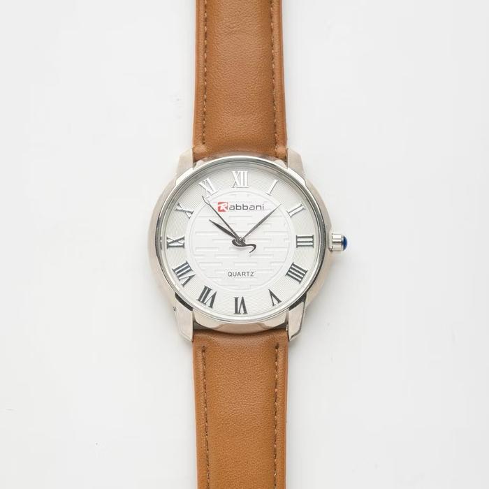 Jam Tangan Kulit Pria Cowok Original Rabbani Model Terbaru Warna Lengkap