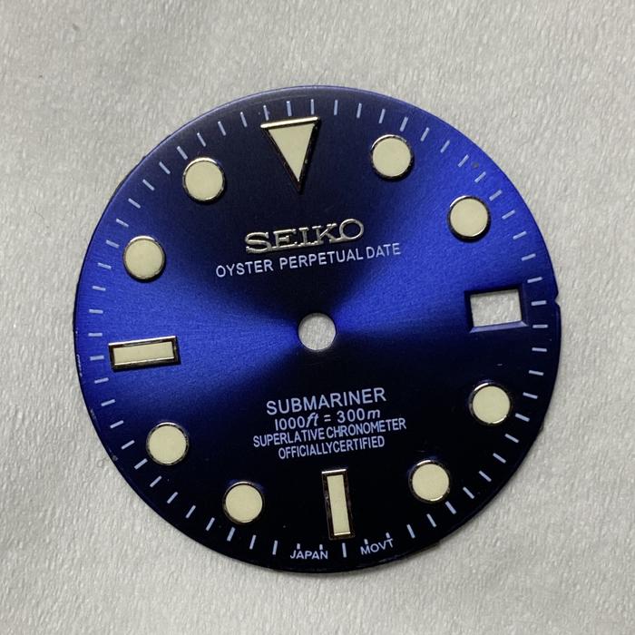 Plat Dial Diver Submariner Seiko 7S26 NH35 4R35