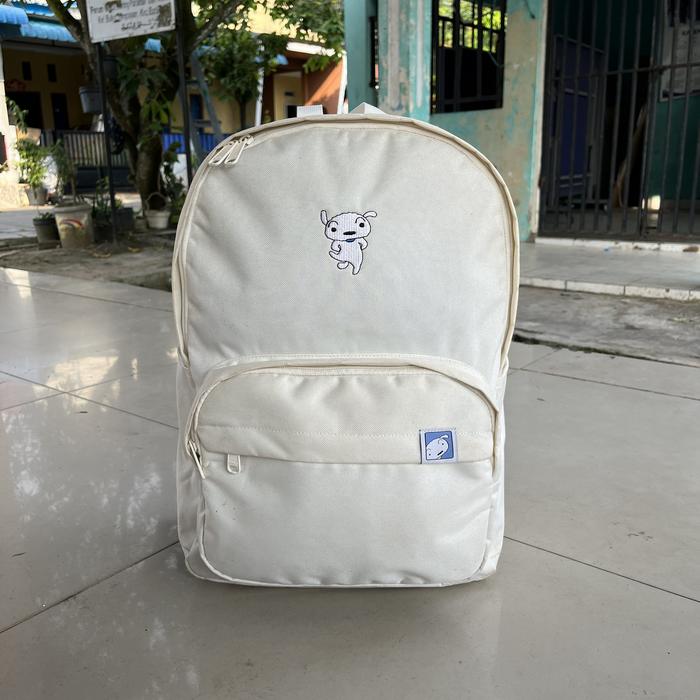 Backpack spao warna putih