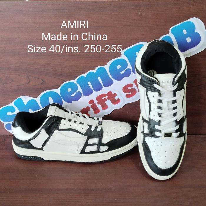 AMIRI, MADE IN CHINA, SIZE 40, INSOLE 25 (SECOND)