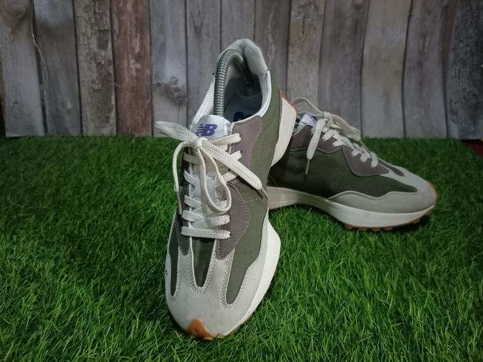 SEPATU NEW BALANCE ORIGINAL PRIA SIZE 41 HIJAU PUTIH NB 327