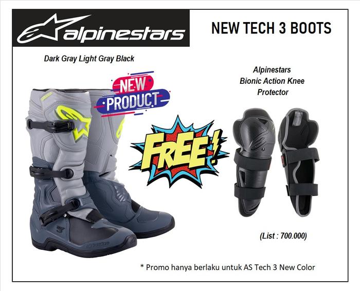 sepatu alpinestar Tech 3 2025 bonus Knee alpinestar Outdoor