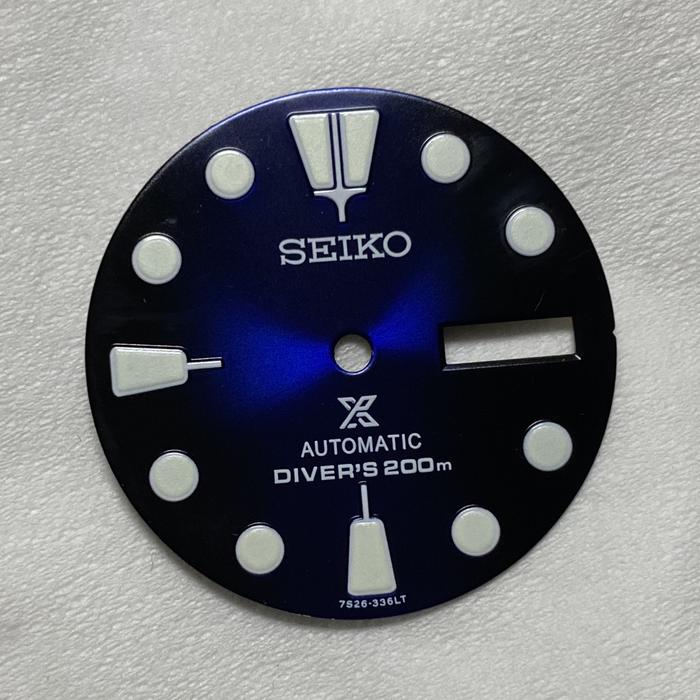 Plat Dial Diver Turtle Batman SRPC25K1 Seiko 7S26 NH36 4R36