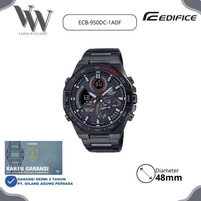 Jam Tangan Casio Pria ECB-950DC-1ADF Original & Garansi Resmi