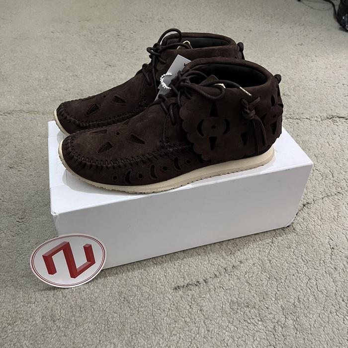 Visvim FBT Bearfoot Perf-Folk Brown