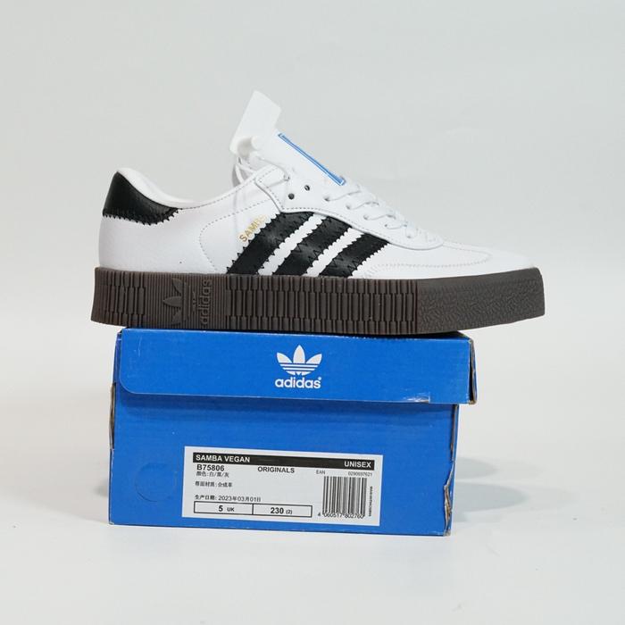 adidas samba vegan rose white black original