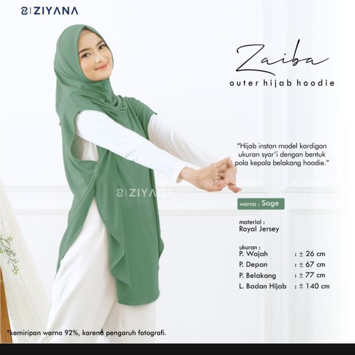 ziyana Hijab Sport Outer Hijab