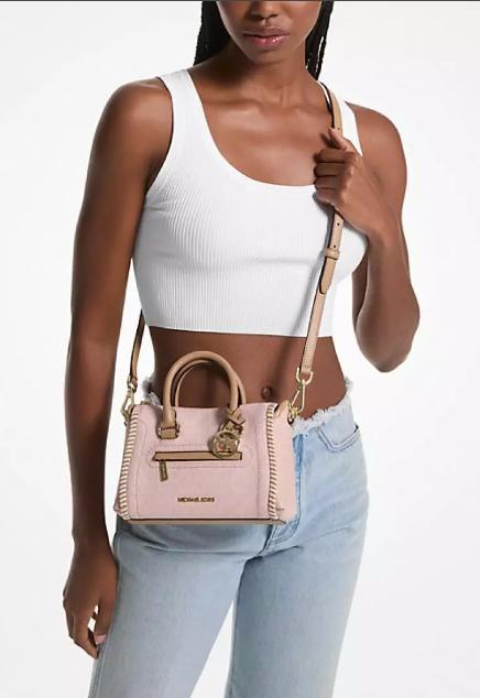 Carine Extra-Small Signature Logo Satchel murah branded jastip amerika usa original asli baru new no