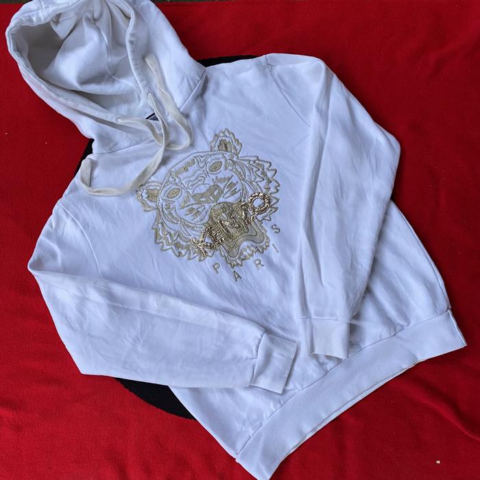 Kenzo Jungle Paris hoodie White