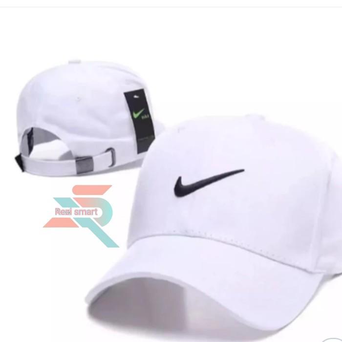 topi putih baseball pria nike outdoor