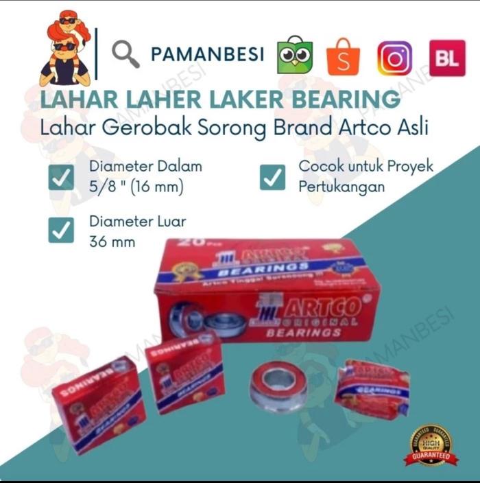 Bearing roda gerobak sorong / alwher Roda gerobak sorong ARTCO original