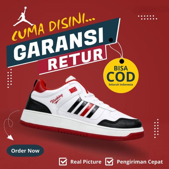 Sepatu Sneakers Sport Skechers Olahraga Gym Pria T24 Casual Outdoor Original Jumbo