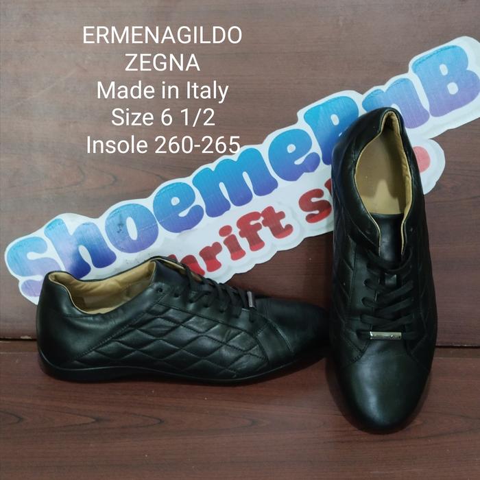 ERMENAGILDO ZEGNA, MADE IN ITALY, SIZE 61/2, INSOLE 260-265 (SECOND)