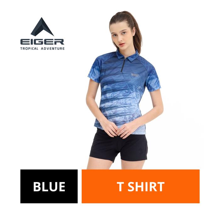 [BISA COD] Kaos Polo Eiger Original FFUL 4.6 Baju Pendek Wanita [ 2X LIPAT UANG KEMBALI BILA GAK ORI