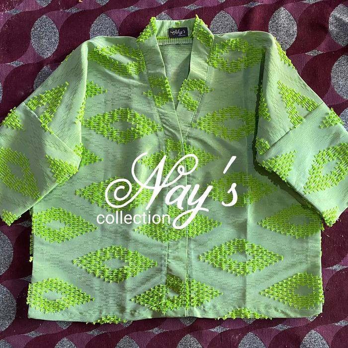 set baju tenun bulu/kemeja tenun bulu NC 309