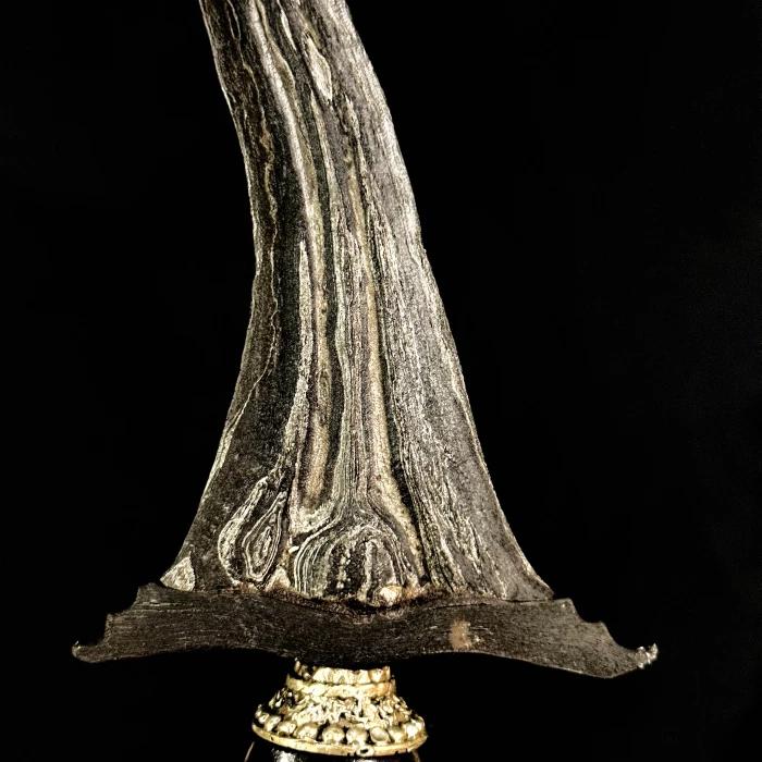 Keris Yuyu Rumpung Pamor Kulit Semangka Tangguh Pajajaran Sepuh Kuno