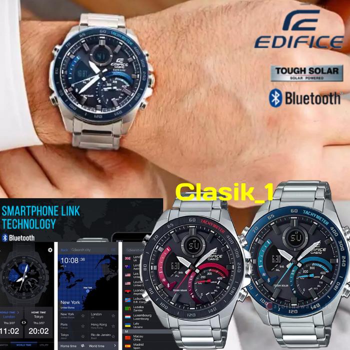 Original 100%!! Casio Edifice ECB-900DB-1BDR ECB-900DB-1ADR - Jam Tangan Pria ECB-900DB ECB-900DB-1A