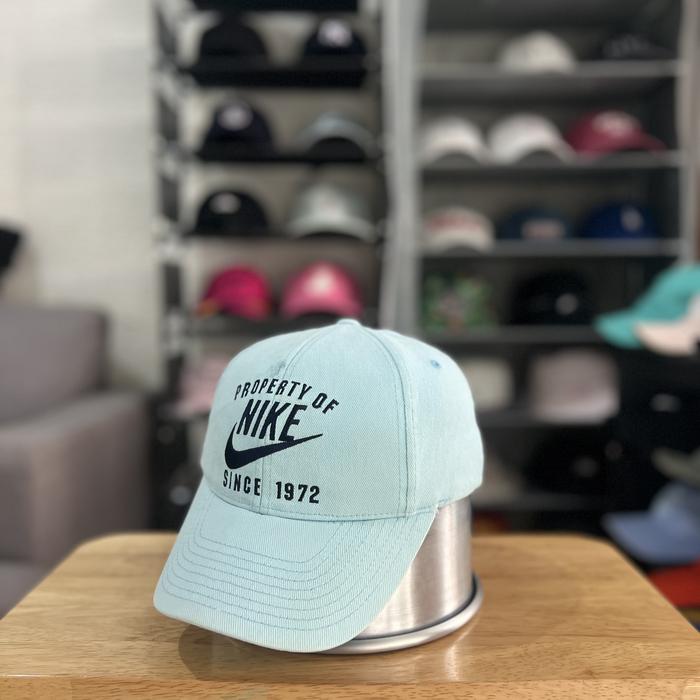 Topi nike biru lawas built uo