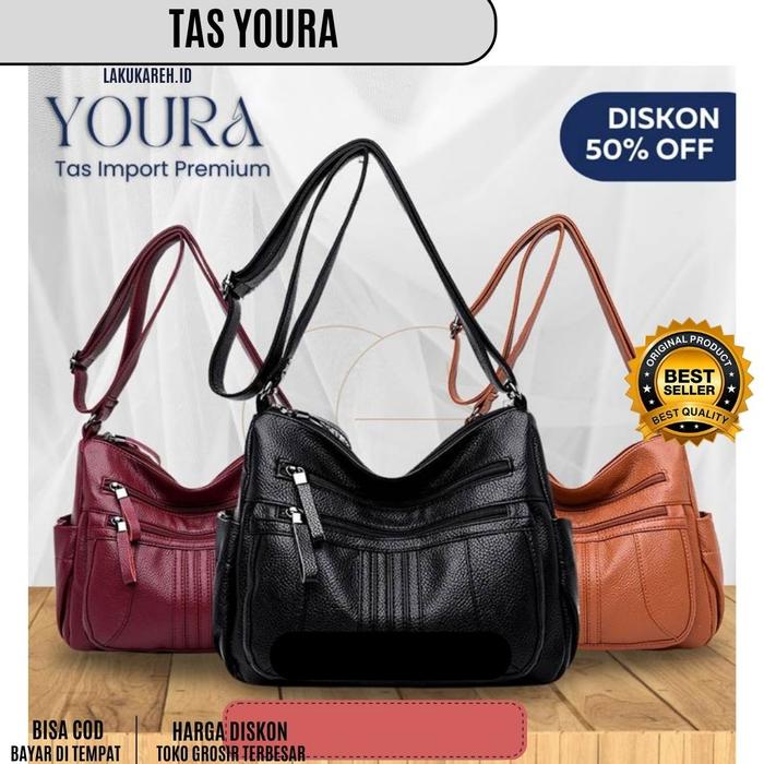 Tas Youra Bag - Youra Tas Import Premium Mewah Selempang Wanita