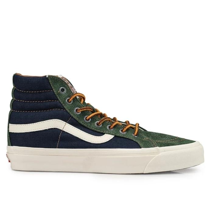 VANS SK8 HI REISSUE 38 MTE NAVY GREEN ORIGINAL RESMI