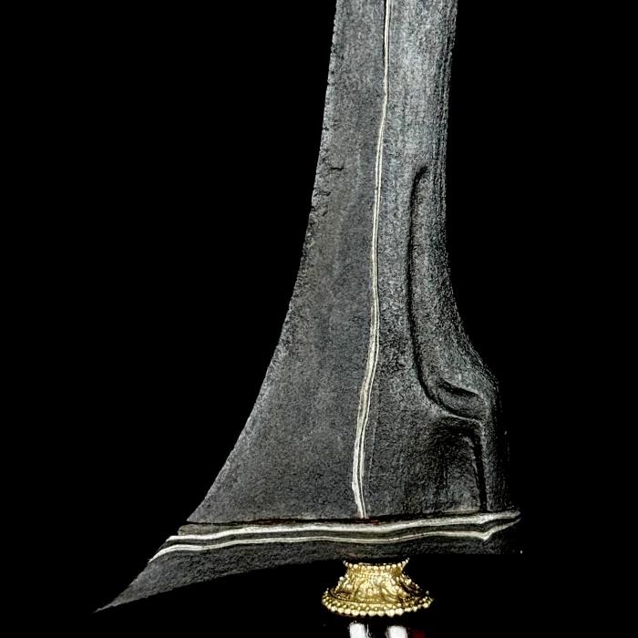 Keris Tilam Upih Pamor Sodo Lanang Tangguh Tuban Sepuh Langka Istimewa