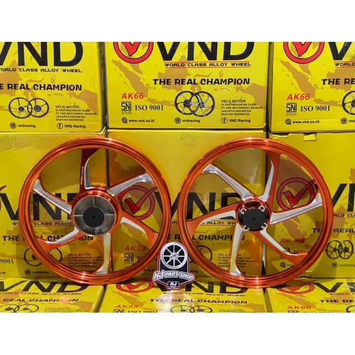 VELG VND AK66 AK 66 YAMAHA JUPITER Z VEGA FIZR MX OLD RX KING 140X17 160X17 ORIGINAL VND Velg VND AK
