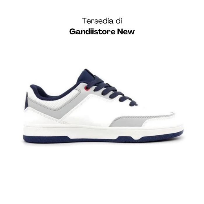 Sepatu Sneakers Pria Airwalk Brue AIWXF240116G White Navy Men Original