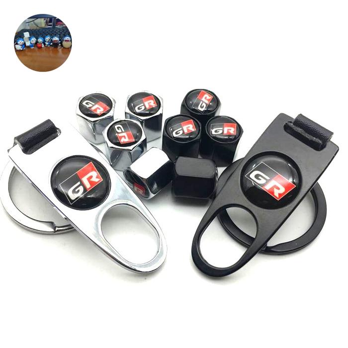 Tutup Pentil Roda motor Mobil 4pcs-GR Sport