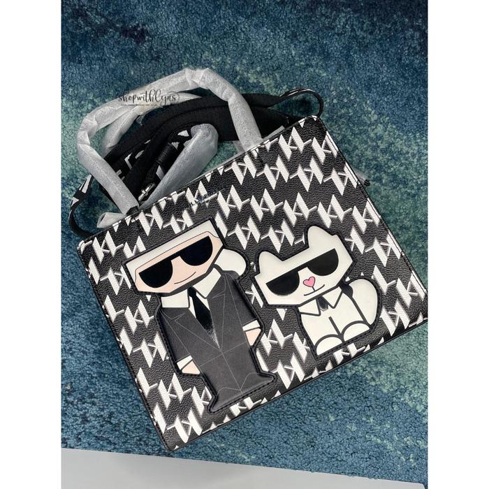 Karl Lagerfeld tote sling bag logo Karl Lagerfeld voyage bag