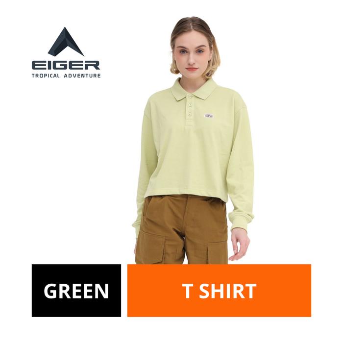 [BISA COD] Kaos Polo Eiger Original BKAH 6.4 Baju Panjang Wanita [ 2X LIPAT UANG KEMBALI BILA GAK OR