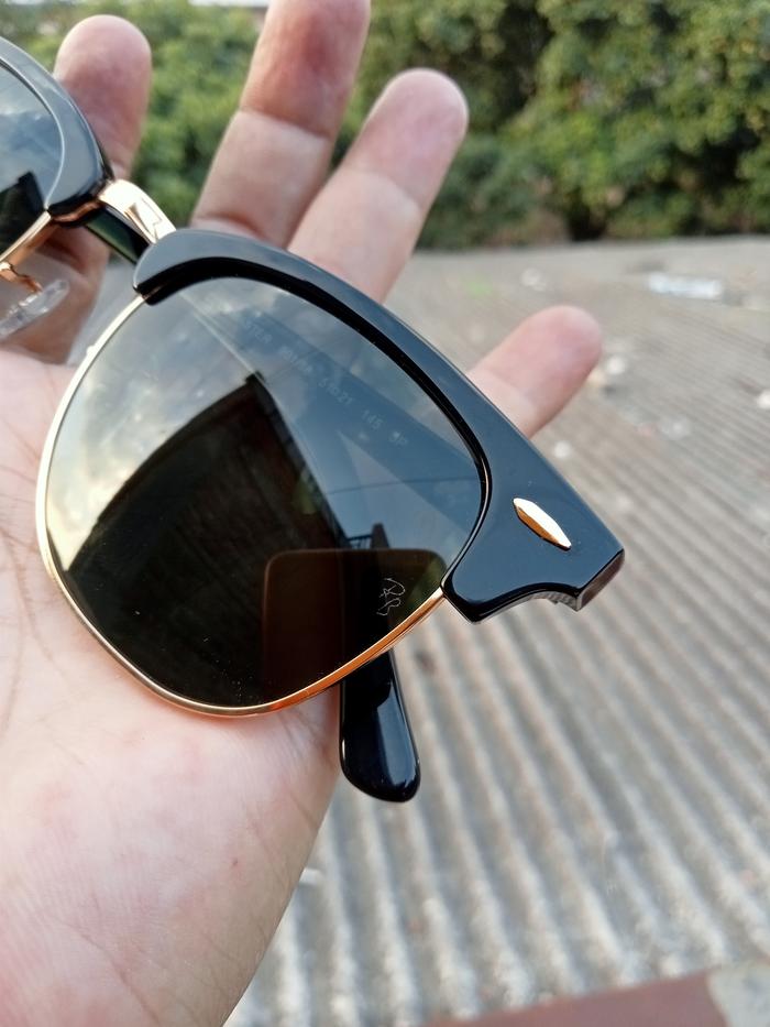 rayban clubmaster 3016 lensa G15 size 51