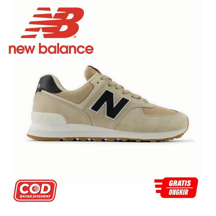 SEPATU NEW BALANCE 574 MOONBEAM MAROON BURGUNDY UNUSEX 100% BNIB