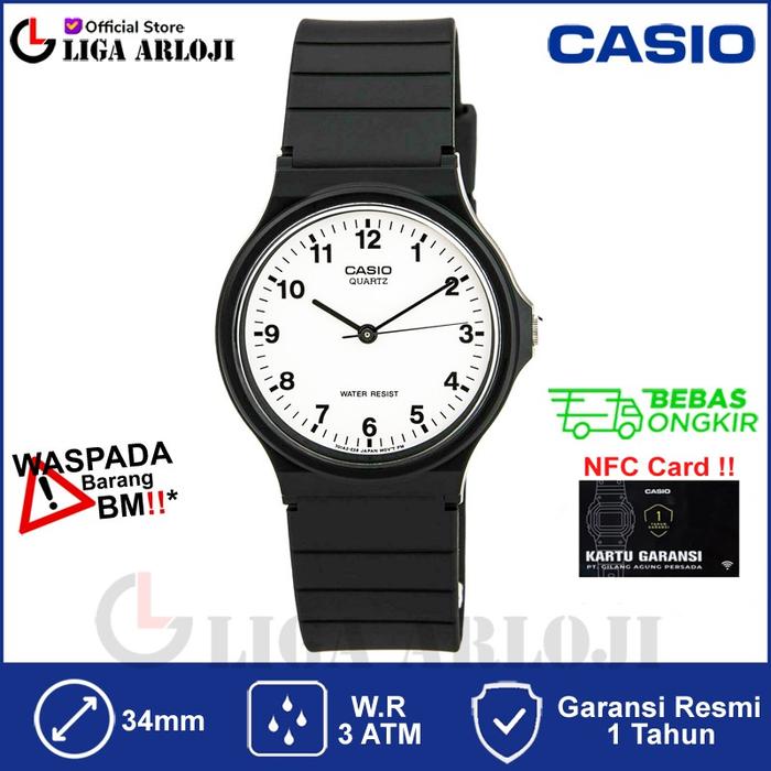 Casio MQ-24-7BLDF Jam Tangan MQ24-7B2 MQ-24-7B2 MQ 24 7B2 MQ247B2 PAUS