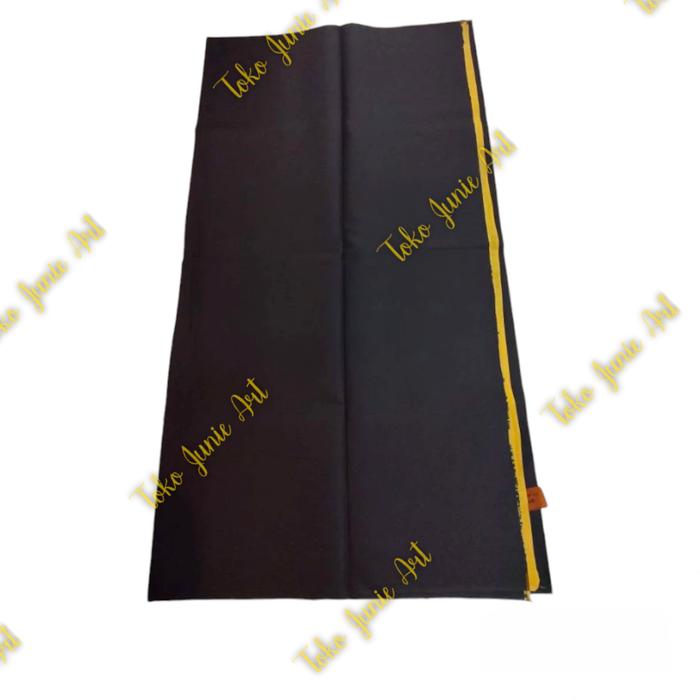 Kain Jarik Batik Hitam Polosan Busana Adat Jawa Beskap Kejawen 240 x 110 Cm