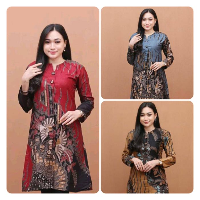 Tunik Batik Pekalongan - Atasan Wanita Modern Sovinska