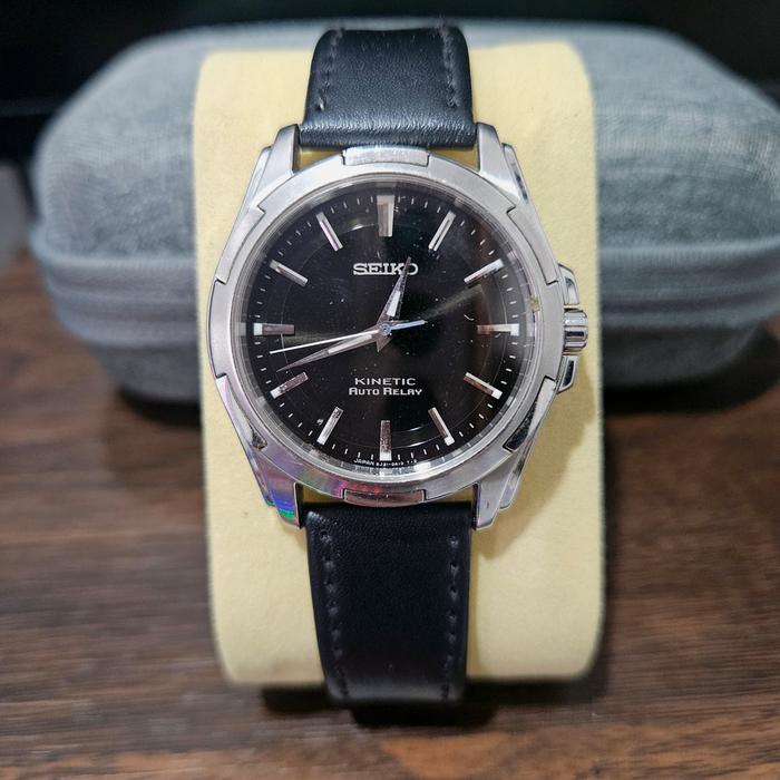 Jam Tangan Seiko kinetic auto relay pria second