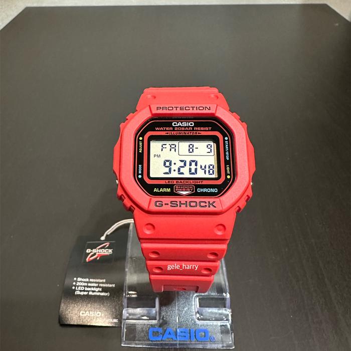 Jam Tangan Casio G-Shock DW-5600EP-4DR - Chronograph Watch dengan Resin Berbasis Bio dan Tahan Air 200 Meter