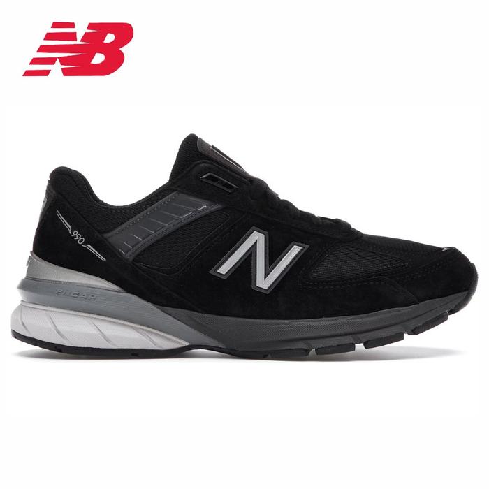 SEPATU NB NEW BALANCE 990 V5 BLACK/SILVER