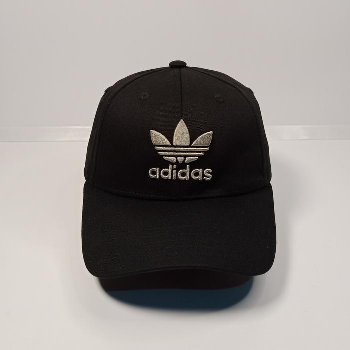 Topi Adidas Trefoil caps Black