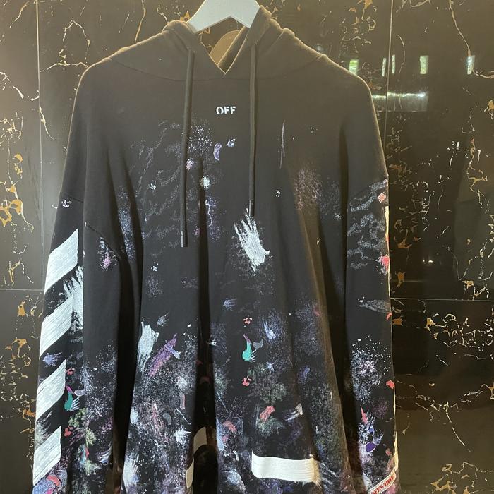 Hoodie Off white galaxy second
