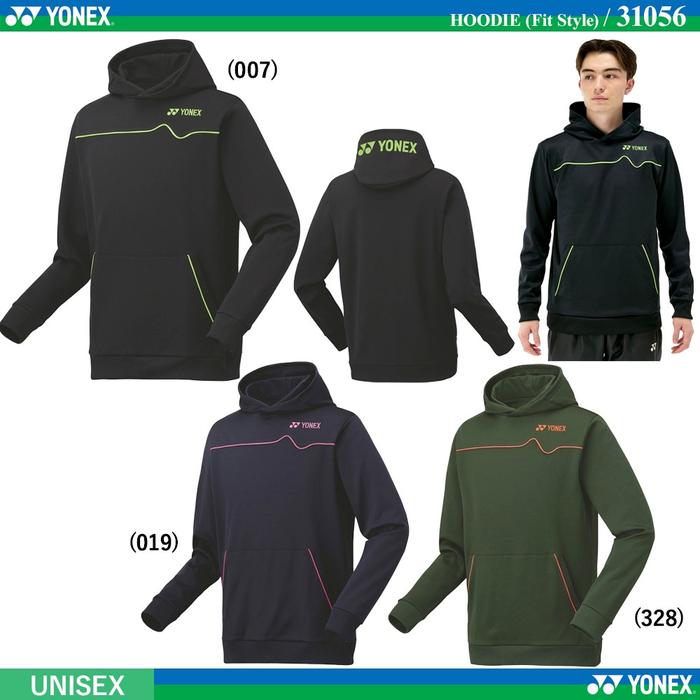 Baju Hoodie Yonex 31056 Uni Hoodie Fit Style 2024 Fall Winter Collections JP code 100% impor dari Je