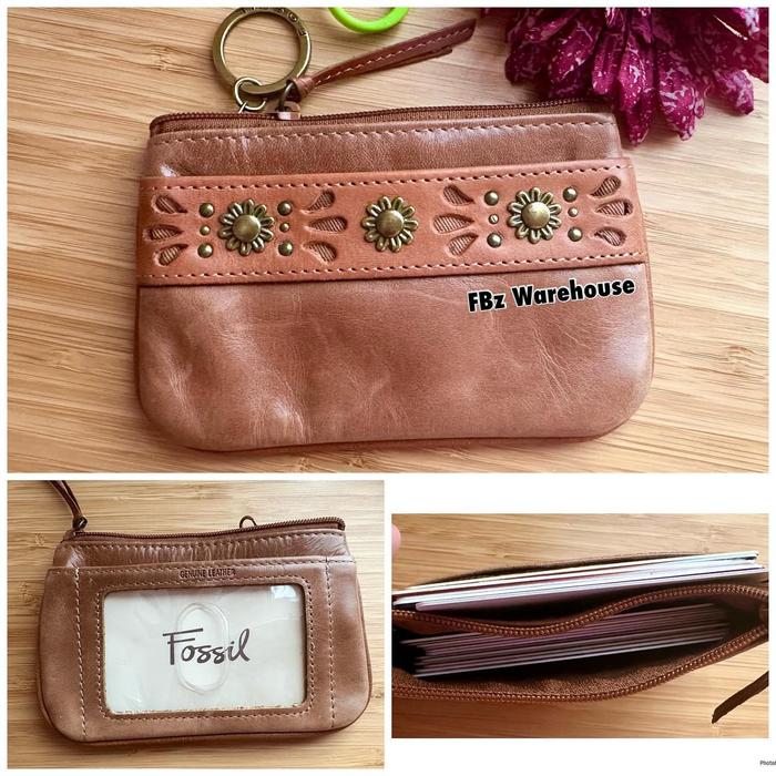 Fossil dompet kunci stnk dan kartu leather