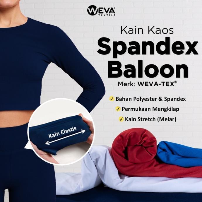 Terlaris Kain Spandek Balon Bahan Jaket Sweater Melar Kiloan Weva Textile