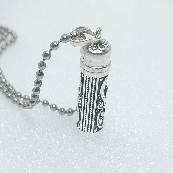 Kalung Liontin Tabun Khiriz / Hiriz Surat 4 Qul Asli dari Iran
