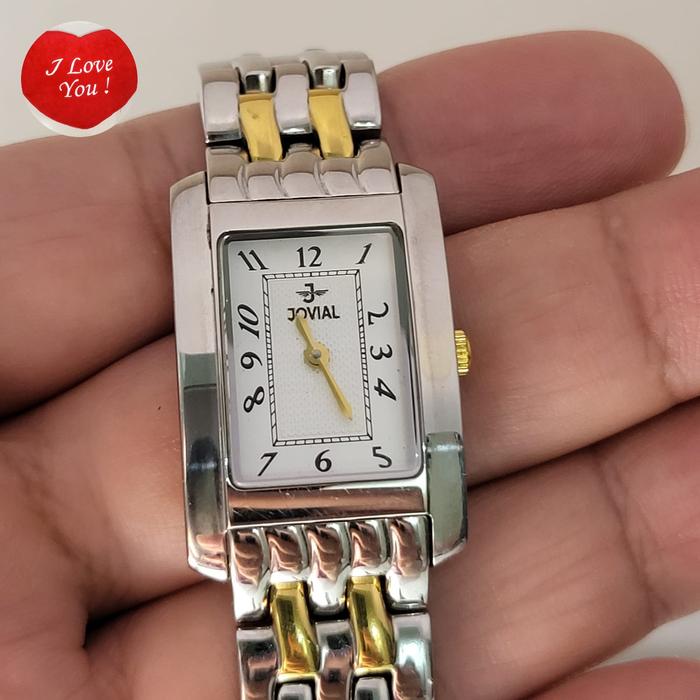 Jam tangan Jovial / tank model / swiss