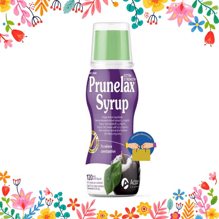 Prunelax Syrup Extra Strength 120ml relief of constipation