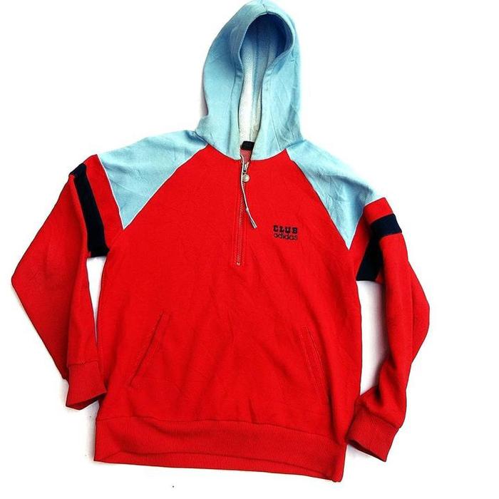 Adidas Originals Vintage Halfzipper Hoodie Jacket  Twotone colorway Cagoule model  Size M  In very G