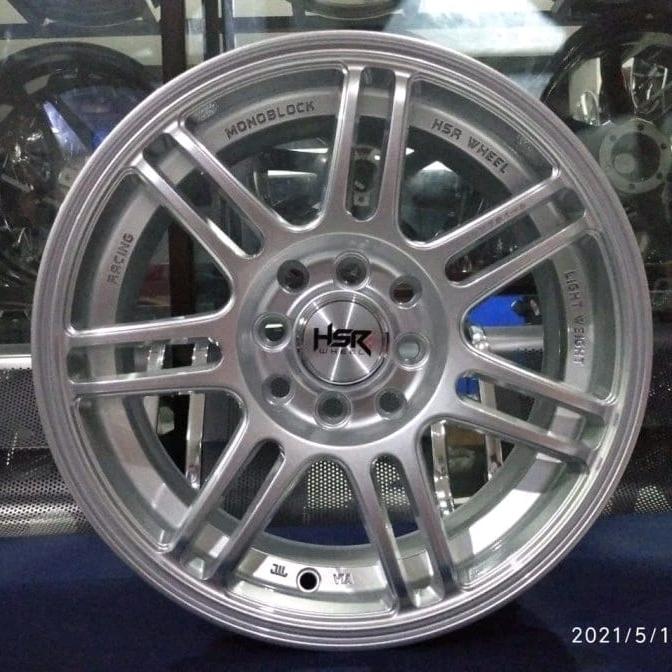 Velg racing HSR super sale R14 type BOON buat Air ev Brio Calya Agya Jazz City Vios Xenia Kijang Ava