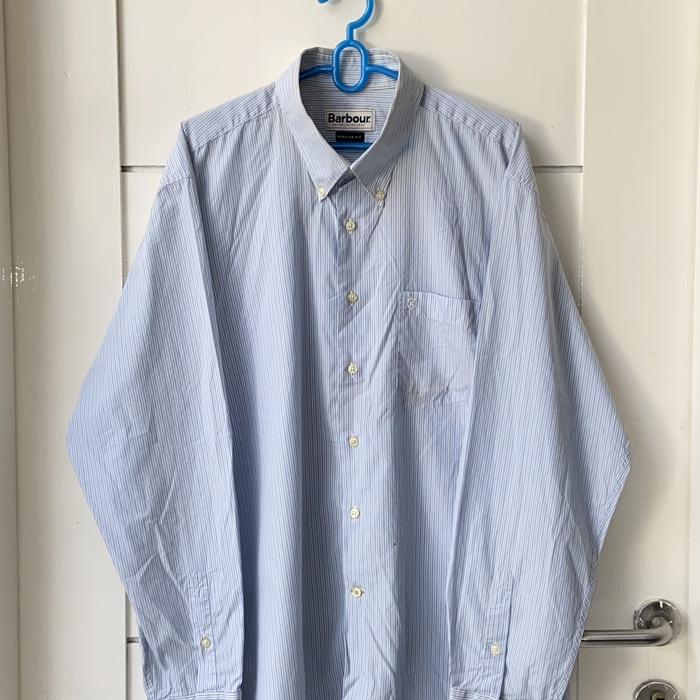 BARBOUR Blue Striped Shirt